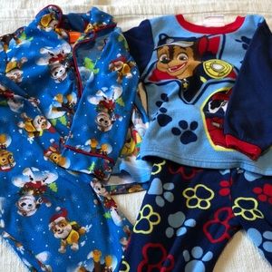 Paw Patrol Pajamas Bundle with T-shirts